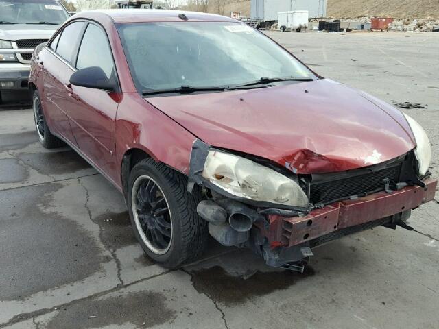 1G2ZH57N684201053 - 2008 PONTIAC G6 GT RED photo 1