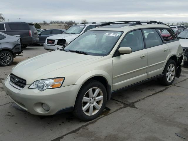 4S4BP62C077344309 - 2007 SUBARU LEGACY OUT BEIGE photo 2