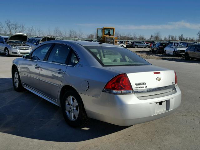 2G1WT57K791280340 - 2009 CHEVROLET IMPALA 1LT SILVER photo 3