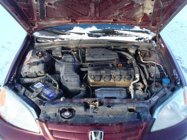 2HGES16803H918321 - 2003 HONDA CIVIC LX RED photo 7