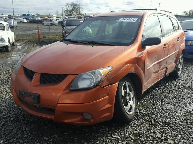 5Y2SL62814Z431423 - 2004 PONTIAC VIBE ORANGE photo 2