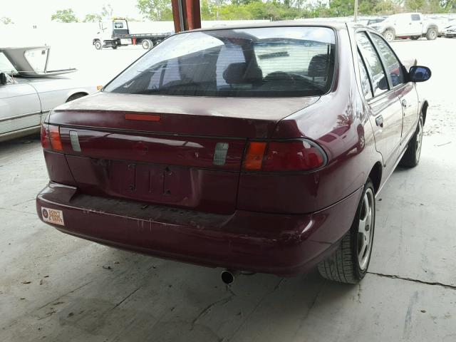 3N1AB41DXTL021200 - 1996 NISSAN SENTRA XE BURGUNDY photo 4