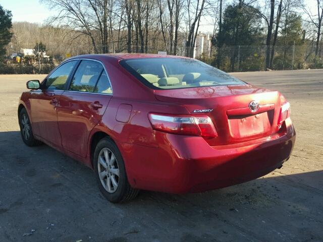 JTNBE46K473028530 - 2007 TOYOTA CAMRY NEW RED photo 3