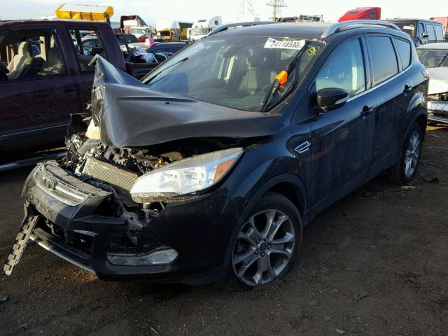 1FMCU9J91EUD00466 - 2014 FORD ESCAPE TIT BLACK photo 2