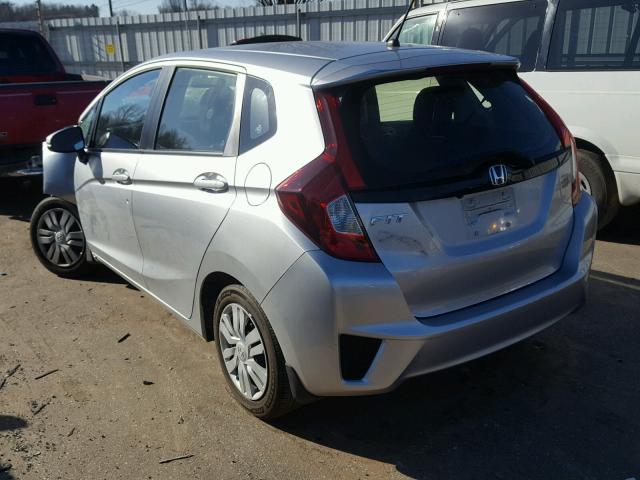 JHMGK5H57GX024334 - 2016 HONDA FIT LX SILVER photo 3