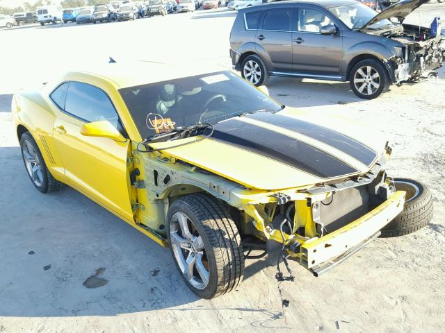 2G1FT1EW1A9167214 - 2010 CHEVROLET CAMARO SS YELLOW photo 1