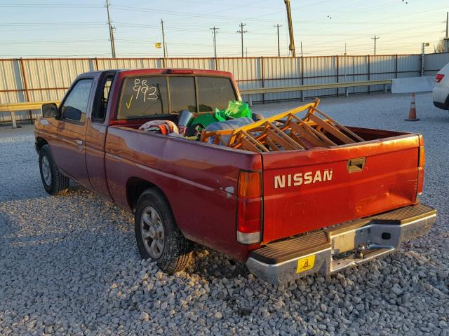 1N6SD16SXVC423554 - 1997 NISSAN TRUCK KING RED photo 3