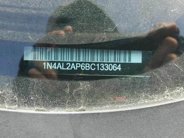 1N4AL2AP6BC133064 - 2011 NISSAN ALTIMA BAS SILVER photo 10