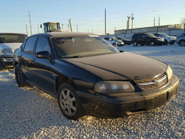 2G1WF52E359336150 - 2005 CHEVROLET IMPALA BLACK photo 1