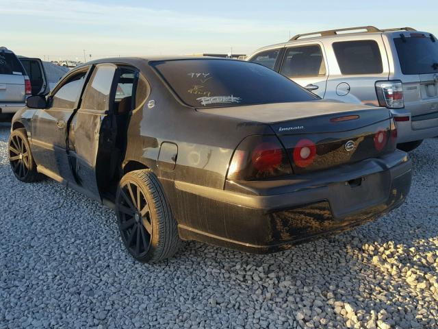 2G1WF52E359336150 - 2005 CHEVROLET IMPALA 黑色 照片 3