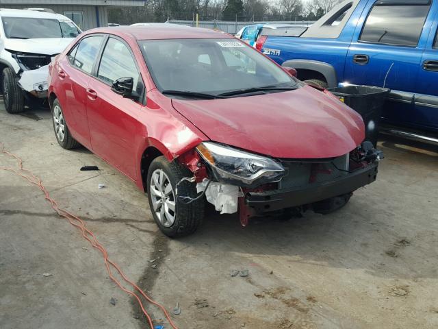 2T1BURHE5FC423009 - 2015 TOYOTA COROLLA L RED photo 1