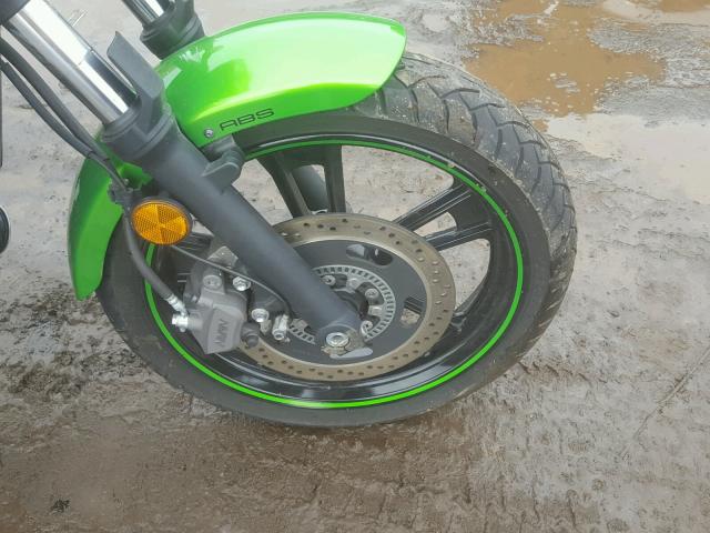 JKAENEB16FDA05082 - 2015 KAWASAKI EN650 B GREEN photo 9