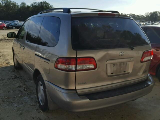 4T3ZF13C03U551031 - 2003 TOYOTA SIENNA LE GOLD photo 3