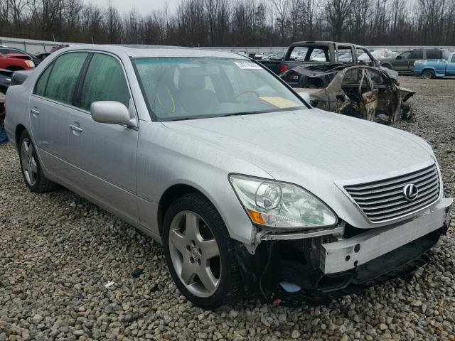 JTHBN36F255019598 - 2005 LEXUS LS 430 SILVER photo 1