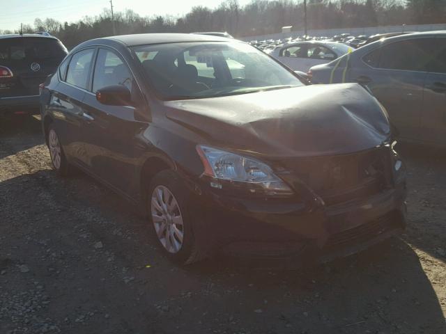 1N4AB7AP3DN901770 - 2013 NISSAN SENTRA S BLACK photo 1