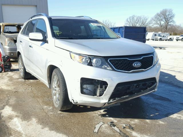 5XYKW4A29CG244419 - 2012 KIA SORENTO SX SILVER photo 1