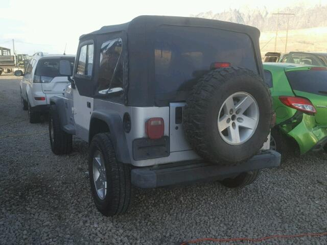 1J4FA291X6P756086 - 2006 JEEP WRANGLER / GRAY photo 3