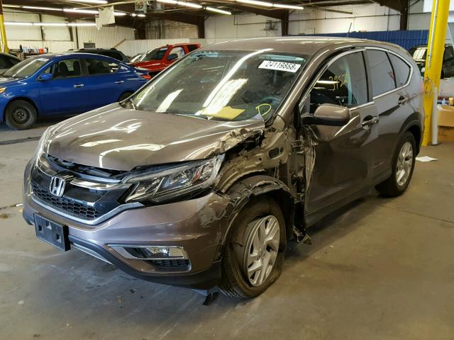 2HKRM4H52GH659472 - 2016 HONDA CR-V EX BROWN photo 2