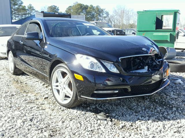 WDDKJ5KB3DF192086 - 2013 MERCEDES-BENZ E 350 BLACK photo 1