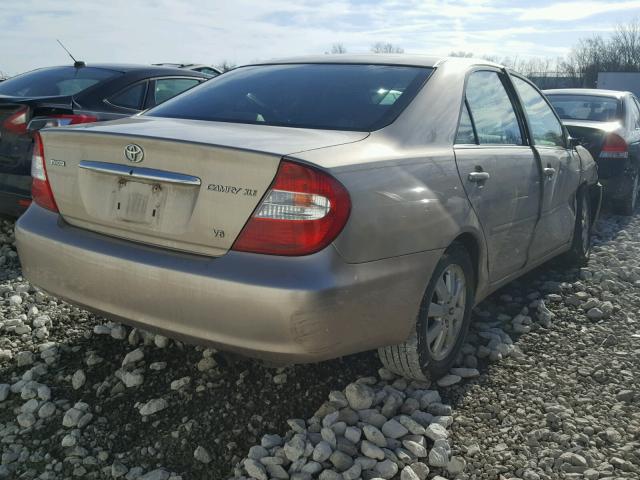 4T1BF32K23U059812 - 2003 TOYOTA CAMRY LE TAN photo 4