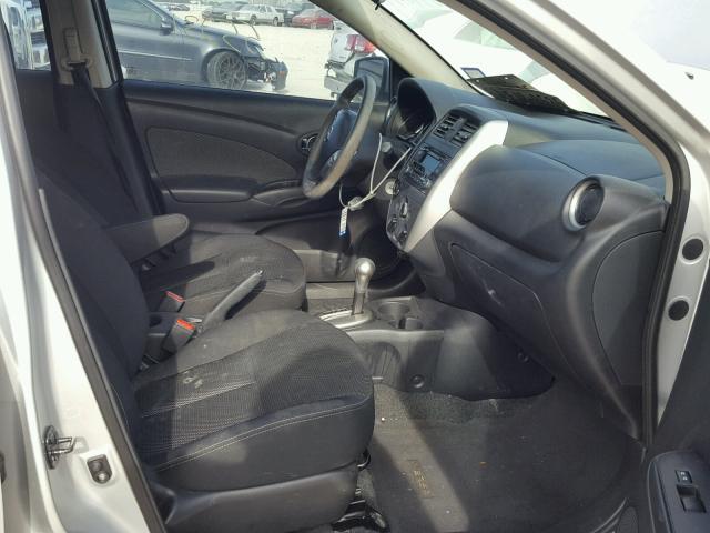 3N1CN7AP6FL859014 - 2015 NISSAN VERSA SILVER photo 5