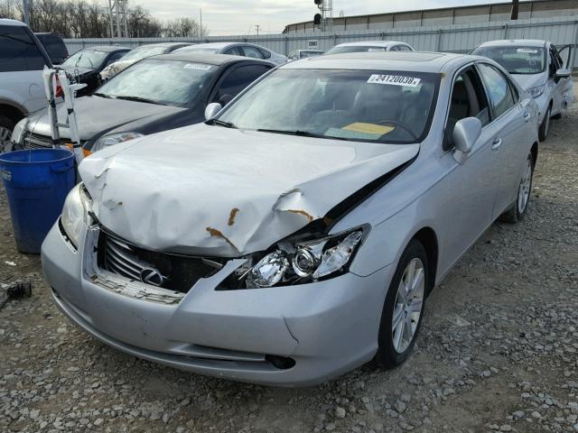 JTHBJ46G982155016 - 2008 LEXUS ES 350 SILVER photo 2