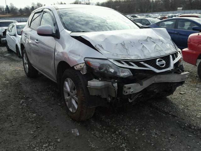 JN8AZ1MW2CW219871 - 2012 NISSAN MURANO S SILVER photo 1