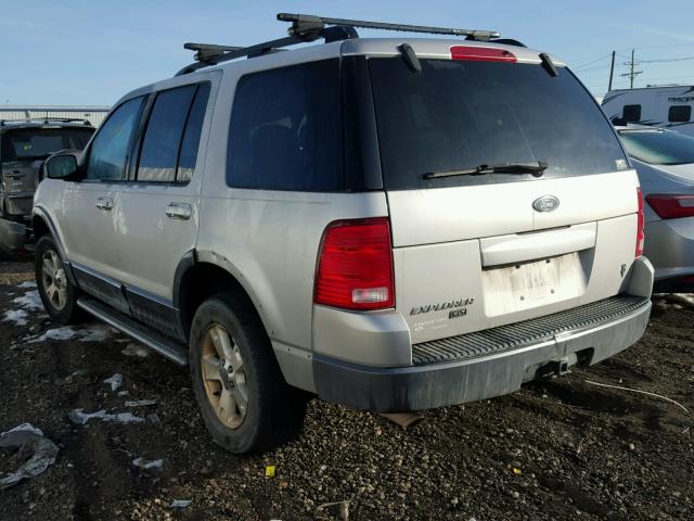 1FMZU73W03UB01374 - 2003 FORD EXPLORER X SILVER photo 3