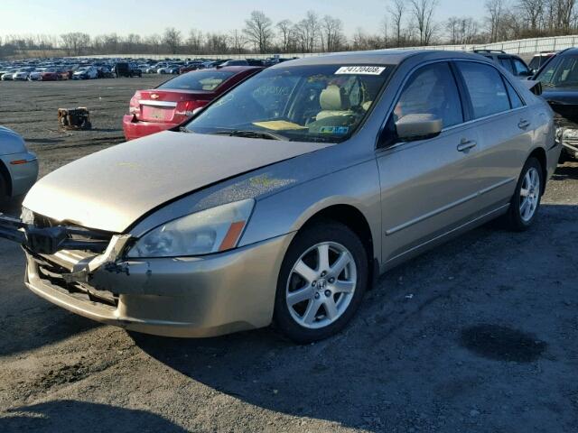 1HGCM66555A005866 - 2005 HONDA ACCORD EX TAN photo 2