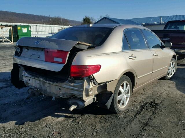 1HGCM66555A005866 - 2005 HONDA ACCORD EX TAN photo 4