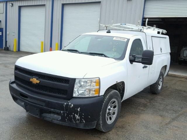 1GCNCPEXXDZ146760 - 2013 CHEVROLET SILVERADO WHITE photo 2