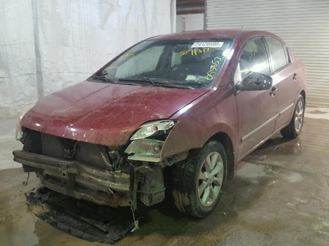 3N1AB6AP1AL645020 - 2010 NISSAN SENTRA 2.0 RED photo 2