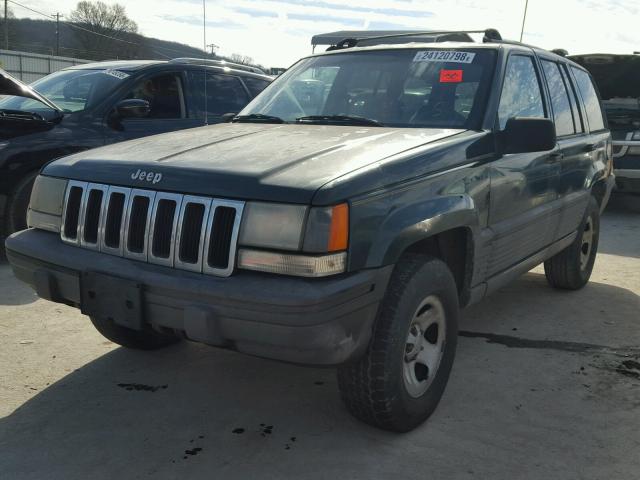 1J4FX58S4SC662068 - 1995 JEEP GRAND CHER GREEN photo 2