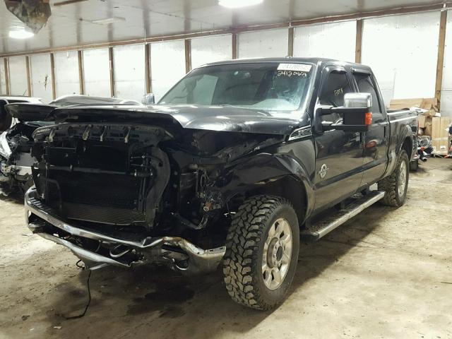 1FT7W2BTXBEB23570 - 2011 FORD F250 SUPER BLACK photo 2