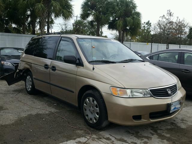 2HKRL1850YH590011 - 2000 HONDA ODYSSEY LX GOLD photo 1