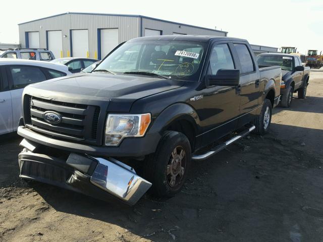 1FTRW12W39FA51645 - 2009 FORD F150 SUPER BLACK photo 2