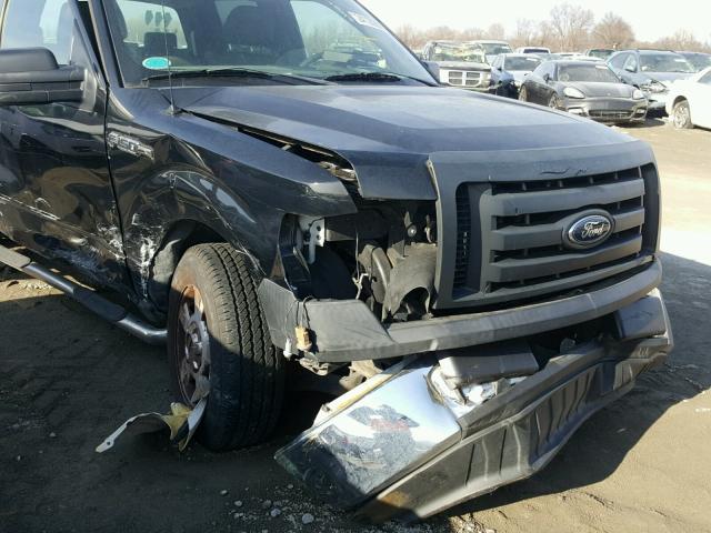 1FTRW12W39FA51645 - 2009 FORD F150 SUPER BLACK photo 9