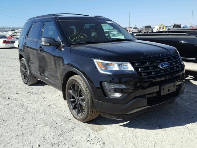 1FM5K7D84HGD86753 - 2017 FORD EXPLORER X BLACK photo 1