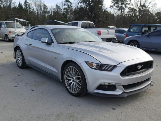 1FA6P8CF2G5235622 - 2016 FORD MUSTANG GT SILVER photo 1