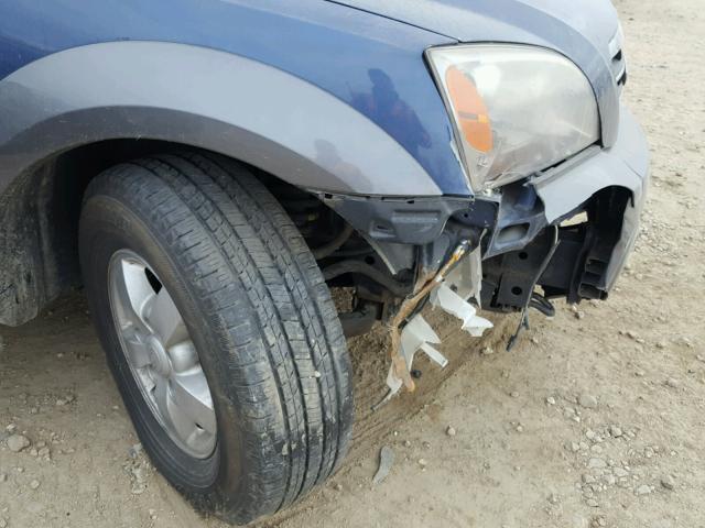 KNDJC736175755286 - 2007 KIA SORENTO EX BLUE photo 9