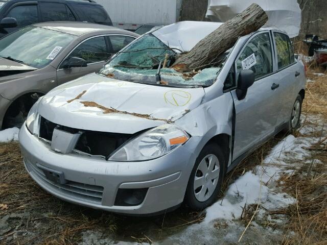 3N1CC11E79L469674 - 2009 NISSAN VERSA S SILVER photo 2