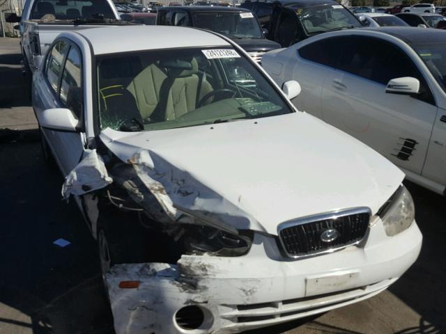 KMHDN45D13U639518 - 2003 HYUNDAI ELANTRA GL WHITE photo 1