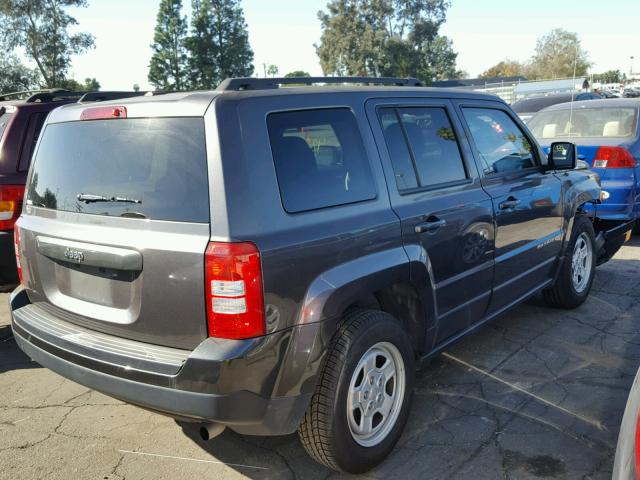 1C4NJPBA4GD747251 - 2016 JEEP PATRIOT SP GRAY photo 4