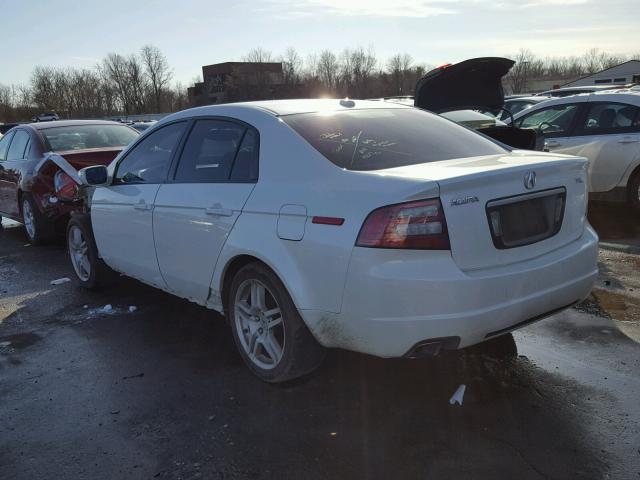 19UUA66228A033809 - 2008 ACURA TL WHITE photo 3