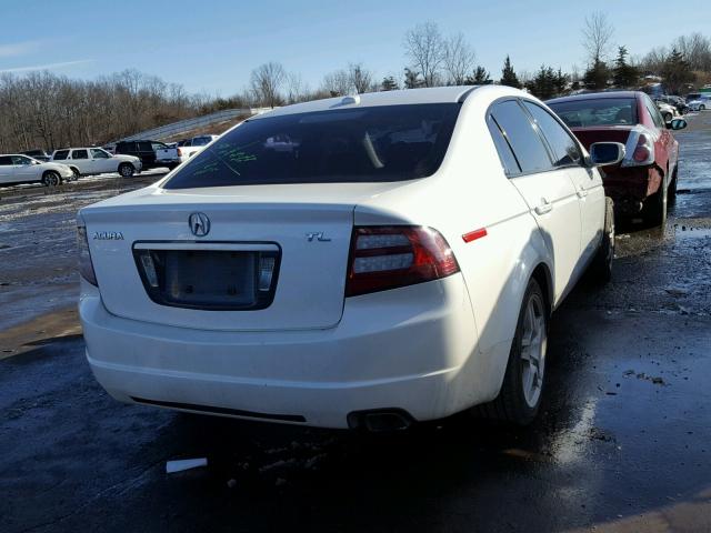 19UUA66228A033809 - 2008 ACURA TL WHITE photo 4