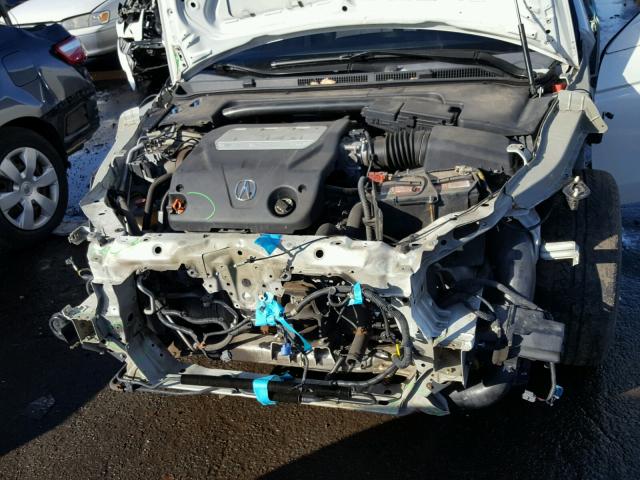 19UUA66228A033809 - 2008 ACURA TL WHITE photo 7