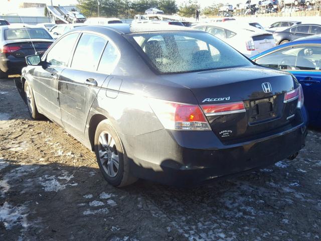 1HGCP2F64BA126456 - 2011 HONDA ACCORD SE BLACK photo 3