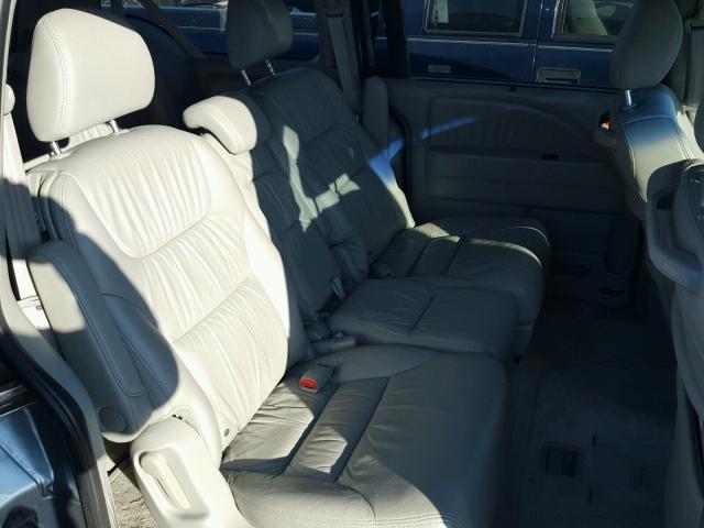 5FNRL38777B096951 - 2007 HONDA ODYSSEY EX BLUE photo 6