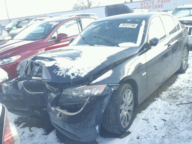 WBAVD53537A006455 - 2007 BMW 335 XI BLACK photo 2