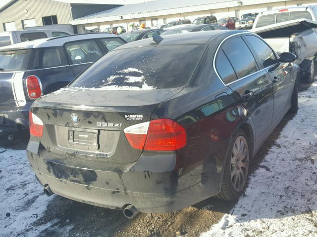 WBAVD53537A006455 - 2007 BMW 335 XI BLACK photo 4